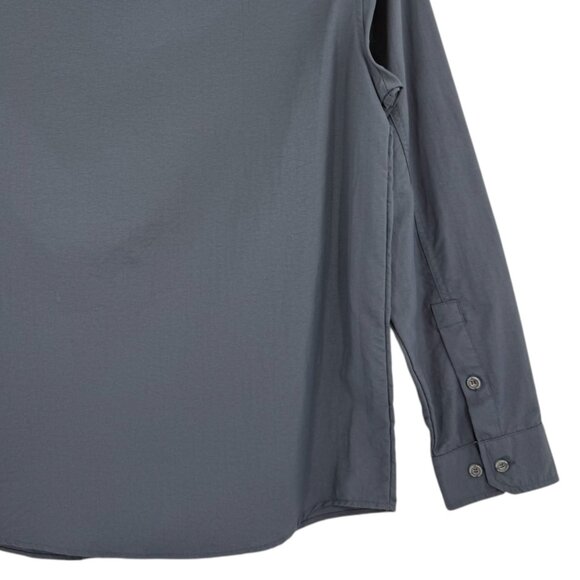 NWT Free Country Men's Expedition Moisture Wicking Storm Gray Nylon Shirt Size S - Picture 6 of 12